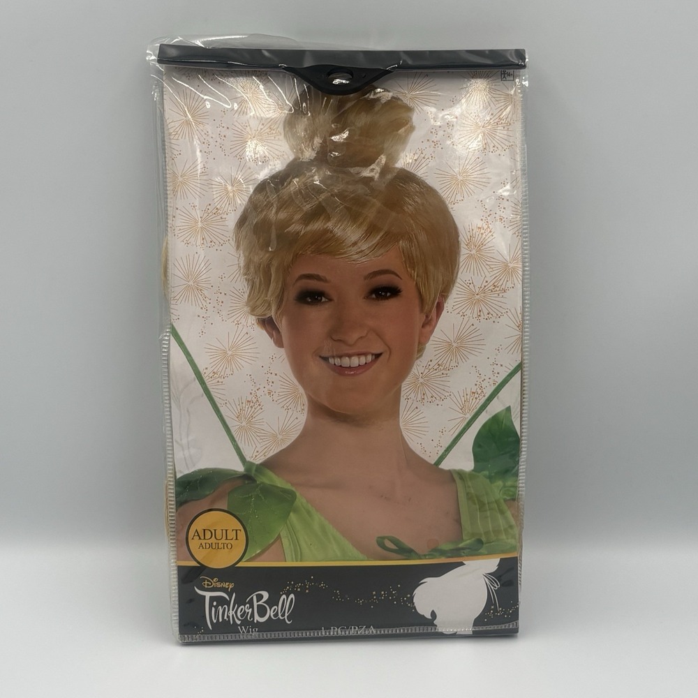 Disney TinkerBell Adult Wig Costume Accessory Halloween‎ I Fairy Tale - Picture 7 of 7